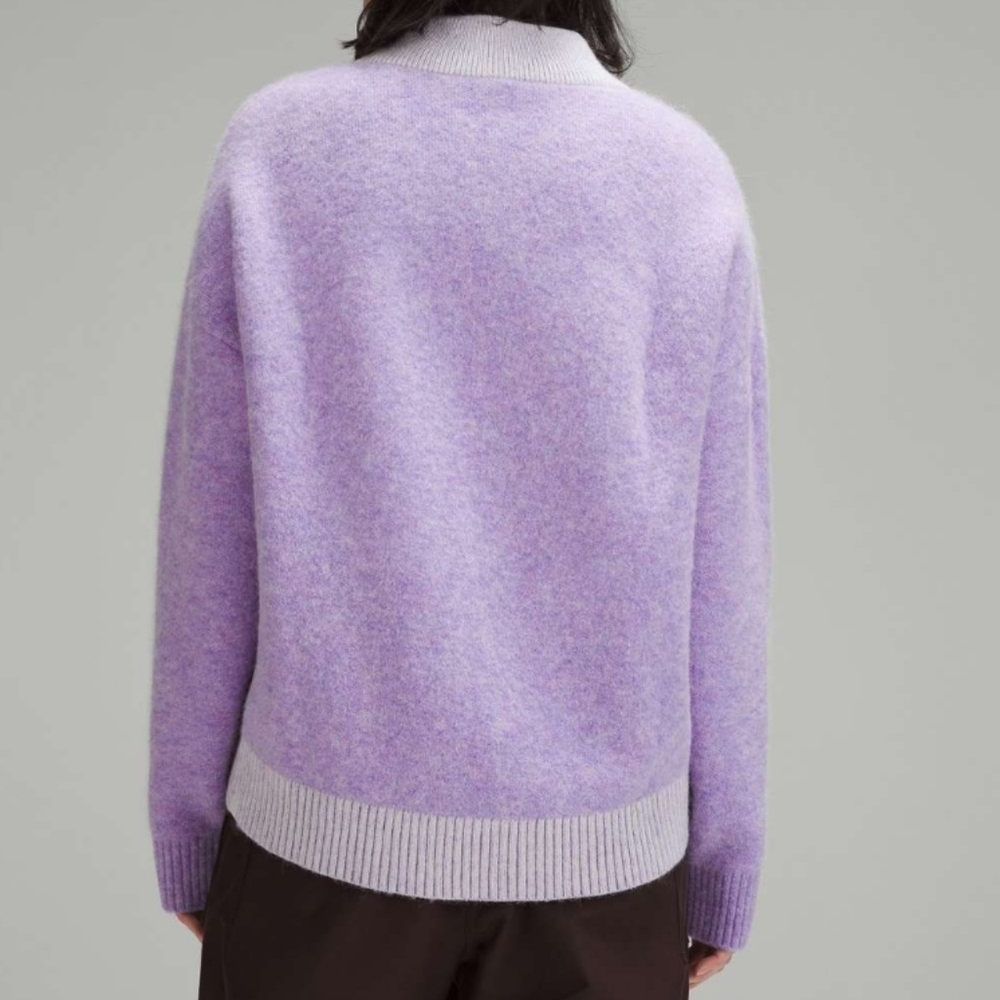 Lululemon Alpaca Wool-Blend V-Neck Sweater - Picture 3 of 10